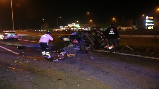 Anadolu Otoyolu’nun Bolu kesimindeki trafik kazasında 2 kişi öldü, 2 kişi yaralandı