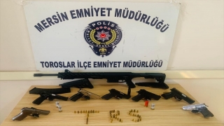 Mersin’de kaçak silah ticareti iddiasına 4 gözaltı