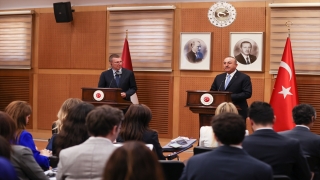 Dışişleri Bakanı Çavuşoğlu, Letonyalı mevkidaşı Rinkevics’le ortak basın toplantısında konuştu: (1)