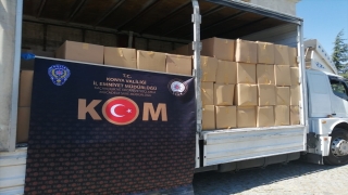 Konya’da gümrük kaçağı 3 milyon 750 bin makaron ele geçirildi