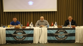 Adana Demirspor Başkanı Sancak, ligde ilk 5’e girmeyi hedeflediklerini söyledi:
