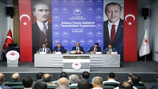 Bakan Kirişci, Adana’da ”Tarım Sektörü Temsilcileri Toplantısı”nda konuştu: (1)