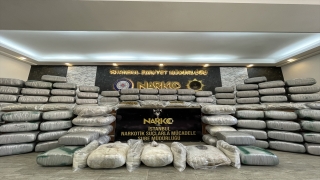 İstanbul’da uyuşturucu operasyonunda 593 kilogram marihuana ele geçirildi