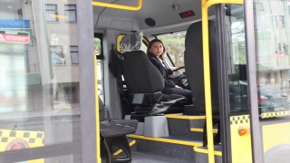 Çankırı’nın ilk kadın belediye otobüs şoförü gün boyu direksiyon sallıyor