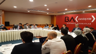 İstanbul Barosu’nun yönetimine aday olan Bağımsız Avukatlar projelerini anlattı