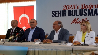 Dışişleri Bakanı Çavuşoğlu, Muğla’da basın toplantısı düzenledi: (1)