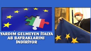 İtalyanlar AB bayrağı görmek istemiyor