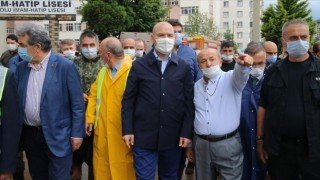 İçişleri Bakanı Soylu: Rize'de selden etkilenen 2 kişi hastanede