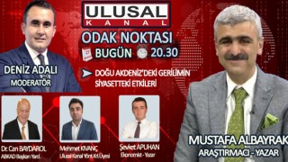 Başyazarımız Mustafa Albayrak bu akşam saat 20:30'da Ulusal Kanal'da