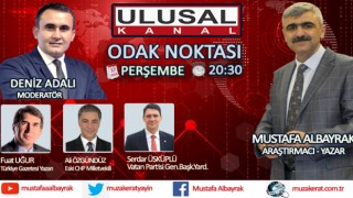 Başyazarımız Mustafa Albayrak Perşembe akşamı saat 20:30'da Ulusal Kanal'da