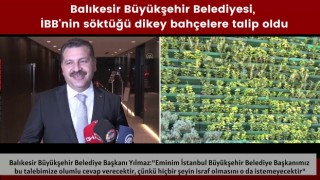 Balıkesir Büyükşehir Belediyesi, İBB’nin söktüğü dikey bahçelere talip oldu