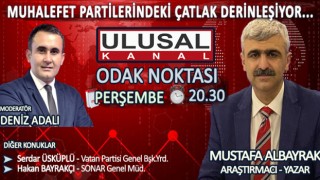 Başyazarımız Mustafa Albayrak Perşembe saat 20:30'da Ulusal Kanal'da