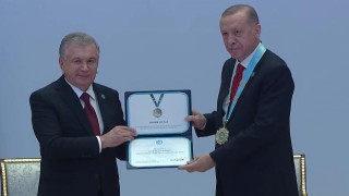 Cumhurbaşkanı Erdoğan a Türk Dünyası Ali Nişanı