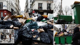 Fransa'nın başkenti Paris çöp şehre dönüştü