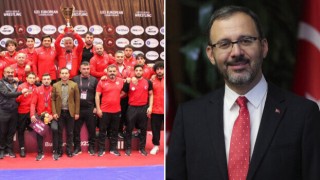 Bakan Kasapoğlu 17 madalya kazanan milli sporcuları tebrik etti