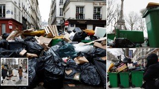 Fransa'nın başkenti Paris çöp şehre dönüştü