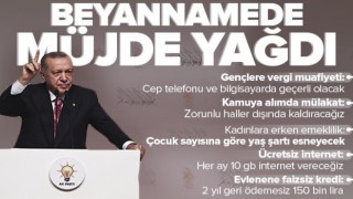 Başkan Erdoğan'dan yeni dönem için peş peşe müjdeler