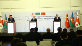 Türkiye, Azerbaycan, Gürcistan Üçlü Dışişleri Bakanları bir araya geldi