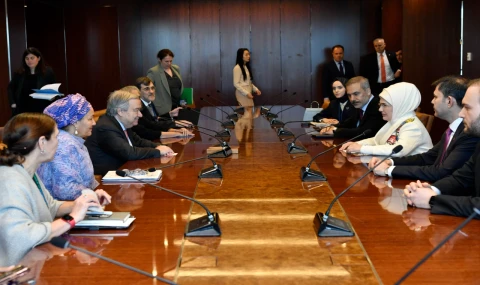 Emine Erdoğan’dan BM’de ’sıfır atık’ görüşmesi