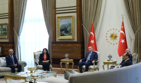 Cumhurbaşkanı Erdoğan, DEM Parti heyetini kabul etti