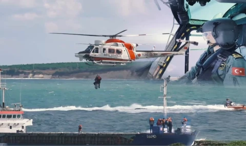 İlk kadın helikopter pilotu 7 denizciyi kurtardı!