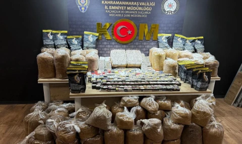 Kahramanmaraş’ta kaçakçılık operasyonu