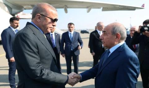Cumhurbaşkanı Erdoğan Zafer Günü için Bakü’de
