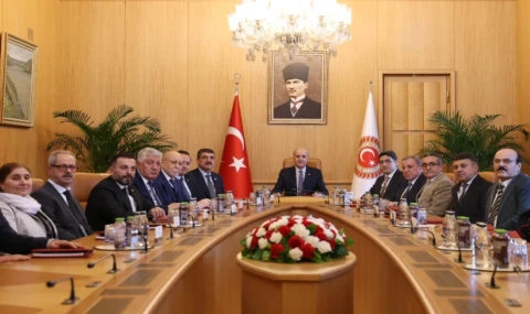 TBMM Başkanı Kurtulmuş’tan Ezidi heyetine: Terörsüz Türkiye başarıya ulaşacak