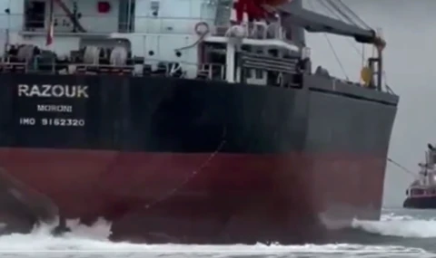 Sarıyer’de karaya oturan gemi başarıyla kurtarıldı