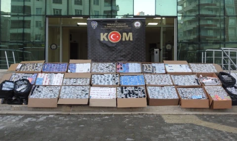 2,5 milyon liralık kaçak sigara operasyonu