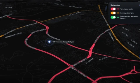 NATO Zirvesi trafik haritası erişime açıldı...