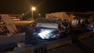 Iğdır’da filyasyon ekibi kaza yaptı: 2 yaralı