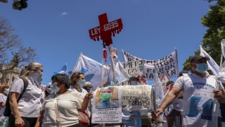 Arjantin’de hemşireler gösteri düzenledi