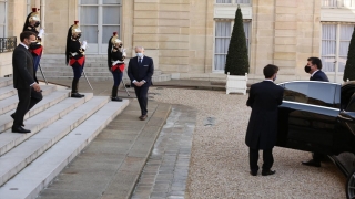 Fransa Cumhurbaşkanı Macron ve IKBY Başkanı Barzani Paris’te bir araya geldi