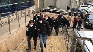 Zonguldak merkezli FETÖ/PDY operasyonunda yakalanan 9 şüpheliden 6’sı adliyede