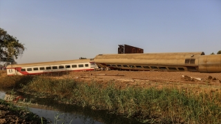Mısır’da tren kazası meydana geldi