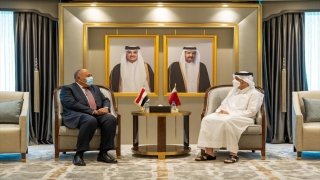 Katar ve Mısır Dışişleri Bakanları, Filistin ve Libya’yı görüştü
