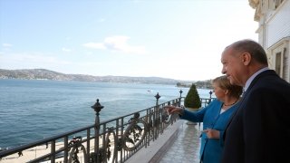 Cumhurbaşkanı Erdoğan, Almanya Başbakanı Merkel ile görüştü