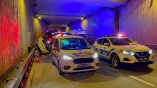 Beşiktaş’taki trafik kazasında 1 kişi yaralandı