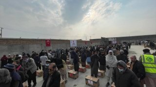 Türkiye Diyanet Vakfından 2 bin Afgan aileye gıda yardımı
