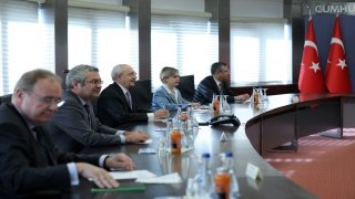 Kılıçdaroğlu, HDP Eş Genel Başkanları Pervin Buldan ve Mithat Sancar ile görüştü