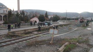 Amasya’da lokomotifin çarptığı çocuk yaralandı