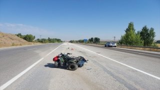 Çorum’da tırın çarptığı ATV sürücüsü öldü