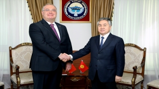 Kırgızistan Dışişleri Bakanı Kulubayev, Türkiye’nin Bişkek Büyükelçisi Doğan’ı kabul etti
