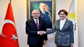 CHP Genel Başkanı Kılıçdaroğlu, İYİ Parti Genel Başkanı Akşener’i ziyaret etti