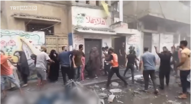Terör devleti israil bilinçli olarak sivilleri vuruyor