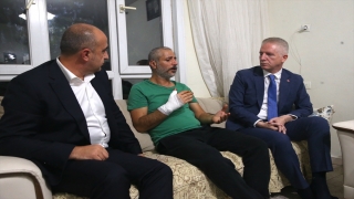 Gaziantep Valisi Davut Gül’den bıçaklı kavgada yaralanan kişiye ziyaret